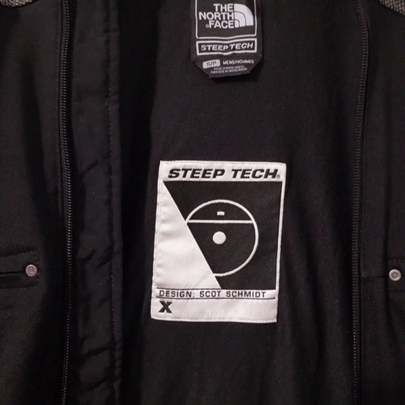 The North Face Steep Tech Jacket Scot Schmidt Small Men's Black Grey 2007 Rare! - Picture 10 of 16